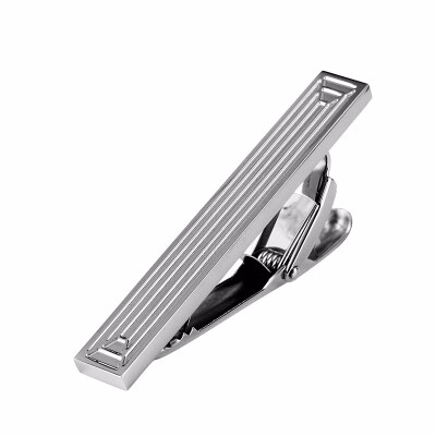 

Gentel Mens Return Pattern Formal Dress Long Stainless Steel Tie Clip