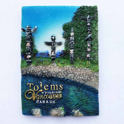

1Pcs Creative Vancouver Canada Magnet Souvenir Fridge Magnets Refrigerator Magnet Home Decor Gift