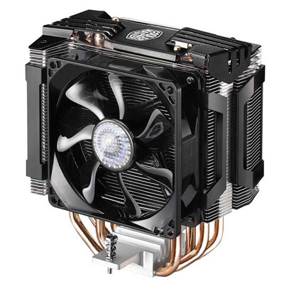 

CoolerMaster Hyper D92 CPU Cooler Multi-Platform 4 Heat Pipe PWM Temperature Control Dual Mute Fan