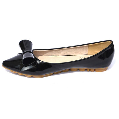

Bow Pointed flat shoes women slip on shoes woman ballet flats