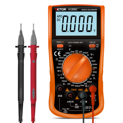 

Victory Instrument VICTOR 20000 Capacitance Multi-function Anti-burn Digital Multimeter Electrician Universal Strap Temperature Measurement VC890C