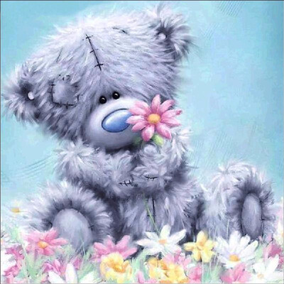 

12 12 Inches 30 30cm DIY 5D Diamond Painting Kit Bear Resin Rhinestone Mosaic Embroidery Cross Stitch Craft Home Wall Decor