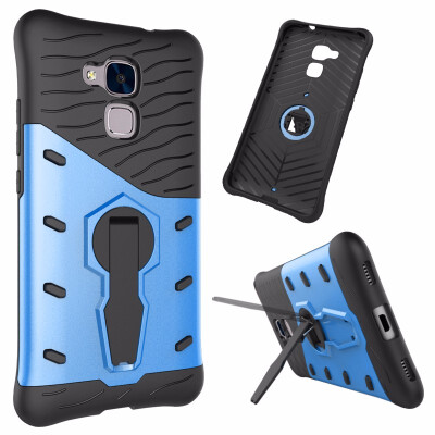 

Goowiiz Phone Case For Huawei Honor 5C7 LiteGT3 Luxury Armor TPUPC Silicone Hard Bracket Prevent falling