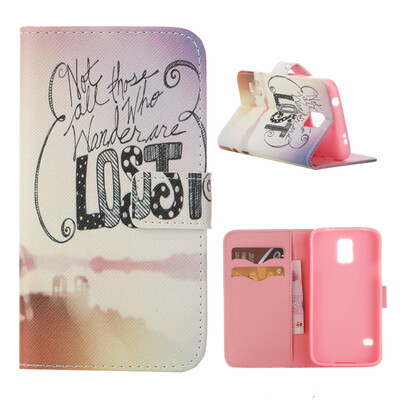 

MOONCASE ЧЕХОЛ ДЛЯ Samsung Galaxy S5 Flip PU Leather Fold Wallet Card Slot Kickstand Back [Pattern series] /a03