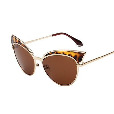

FEIDU Fashion Brand Design Retro Cat Eye Sunglasses Women High Quality Metal Frame Sun Glasses Oculos De Sol Feminino