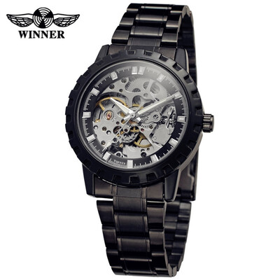 

Winner skeleton mechanical watch w206