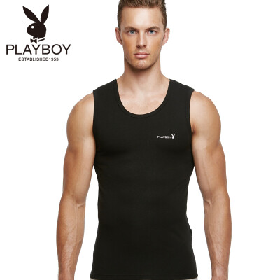 

Playboy vest mens bottom sports sweatshirt 7562 white