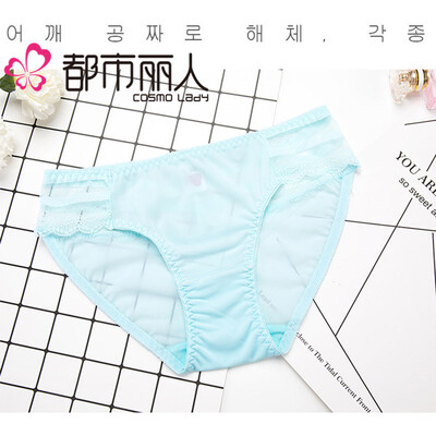 

Urban Beauty Panties Feminine Lace Low Waist Hip Slim Women Triangle Panties 2K6345 Skin Color M