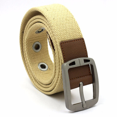 

Men Fashion And Leisure Canvas Metal Clasp Pin Buckle Youth Belt