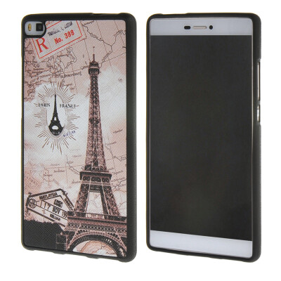 

MOONCASE Case for Huawei Ascend P8 Pattern series Flexible Soft Gel TPU Silicone Skin Slim Durable Cover