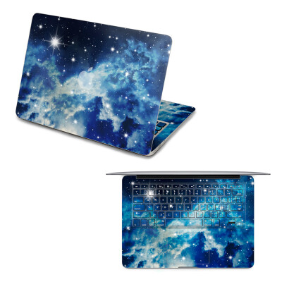 

GEEKIDMacbook Pro decal front sticker Blue Galaxy macbook Air keyboard sticker full decal sticker