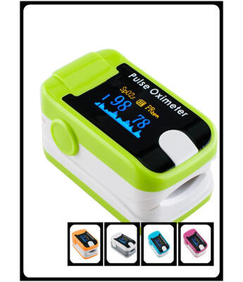 

Green 8B7 OLED Fingertip Pulse Oximeter With Audio Alarm & Pulse Sound - Spo2 Monitor Finger Puls Oximeter