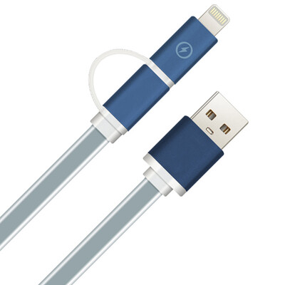 

Capshi Apple 6s / 7 Эндрюс 2-в-одном кабель для передачи данных для мобильного телефона M2 серый 1 м подходящий iphone657Plus / ipad Samsung просо красный рис Vivo Huawei oppo