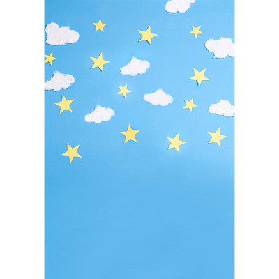 

Blue Sky Photo Backdrop 57FT Vinyl Fabric Cloth Digital Printing Photo Background -3234