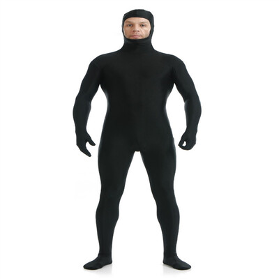 

Gesikai Mens Open Face Zentai Lycra Full Bodysuit Mens Zentai Suit Custom Second Skin Tights Dancewers Halloween Costumes