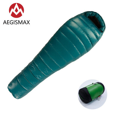 

AEGISMAX M3 Series Outdoor Camping Hiking keep Warm White Goose Down winter Mummy Sleeping Bag
