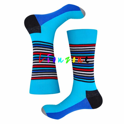 

LIONZONE 2018 Happy Socks Men Women Lovers Colored Cotton Men Socks With Fine Striped Lattice Diamond Shaped Socks Funny Gift