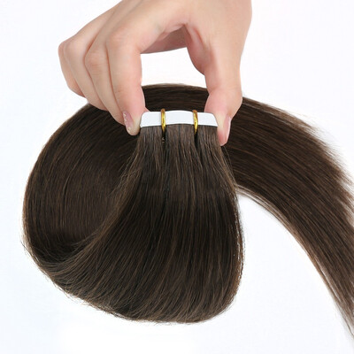 

Bhf Hair Tape Human Hair Extension 100 Brazilian Virgin Remy 7A Straight Mix Pu Tape Hair P10613 20PcsPack 40GPack