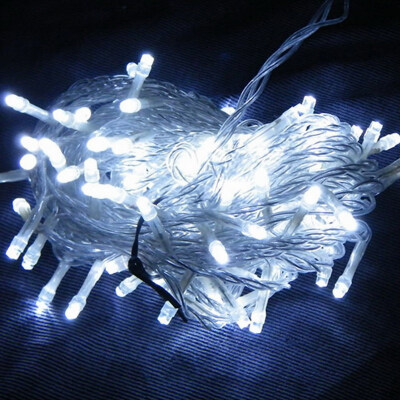 

Yixiukeji 100 LED 10m White String Decoration Light for Christmas Party Wedding (220V)