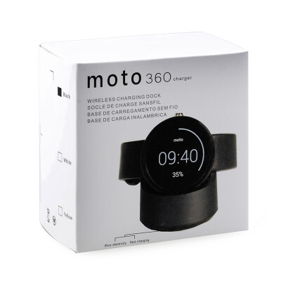 

портативный беспроводной зарядки базы, док - станция для moto360 - черный