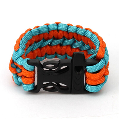 

Paracord Cord Survival Wristband Camping Hiking Bracelet Outdoor Sports Emergent