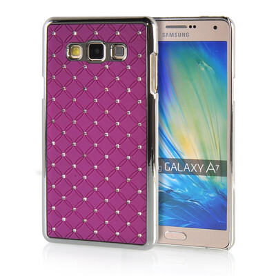 

MOONCASE Hard Chrome Plated Star Bling Back ЧЕХОЛ ДЛЯ Samsung Galaxy A7 Purple