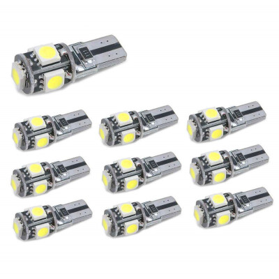 

10PCS car light bulb is very bright white license plate light width lamp