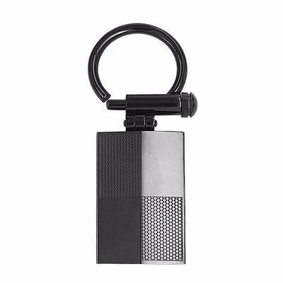 

Gentel Mens Holes Drill Stainless Steel Key Ring