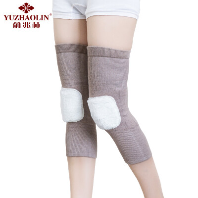 

Yu Zhaolin YUZHAOLIN X078B cashmere knee pads long thick warm fit protective gear winter joint cycling cold wind men&women elderly universal skin color XL code