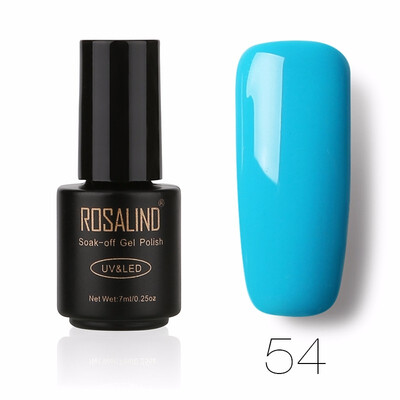 

ROSALIND Gel 1 Black Bottle 7ML Pure Color 58 Colors 01-58 Gel Nail Polish Soak Off Nail Art Semi-Premanent UV LED Gel Lacquer