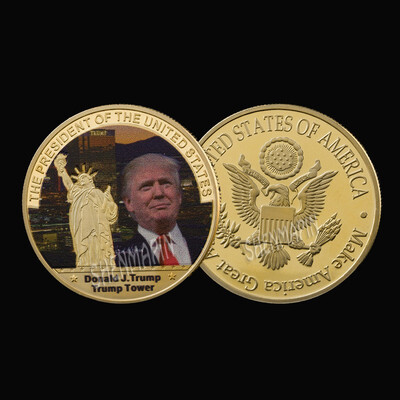 

American 45th President Donald Trump Coin
