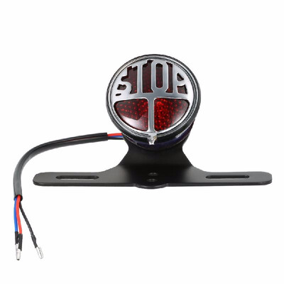

12V License Plate Lamp Brake Tail Light LED Stop Light Universal for Motorcycle