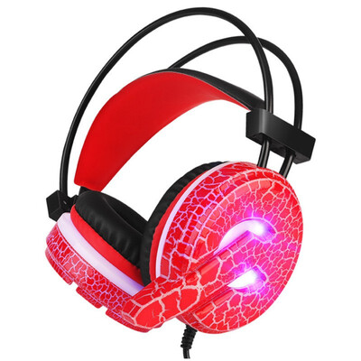 

Bursting pattern luminous breathing lamp competition game anti violent competitive headset