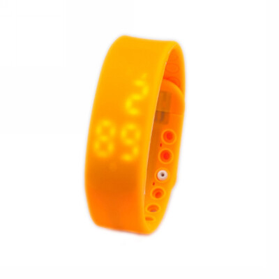 

W2 Bracelet Wrist Watch 6 colours Smart Pedometer Step Sport Tracker ORANGE