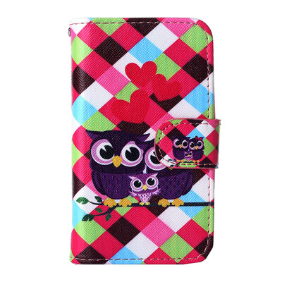 

MOONCASE чехол для Alcatel One Touch Поп С3 Флип PU Держатель карты Стенд Кожаный Чехол обложка Feature No.A02