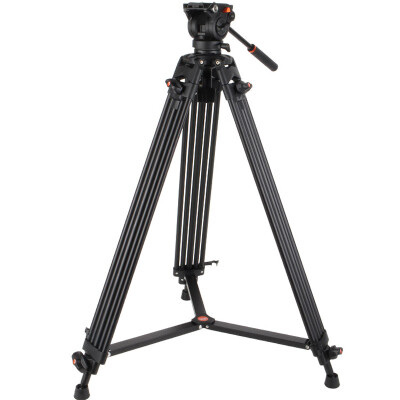 

Branch Man COMAN KX3636 photography camera aluminum alloy tripod suit 1.88 meters hydraulic damping PTZ radio and television professional-grade micro-film wedding video camera