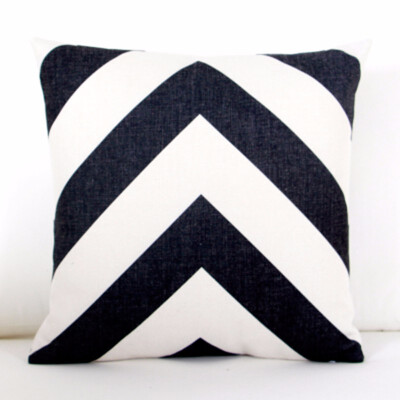 

Ouneed Black & white Polyester Throw Pillow Case Geometric Decorative Pillows For Sofa Seat Cushion Cover 43x43cm Home Decor