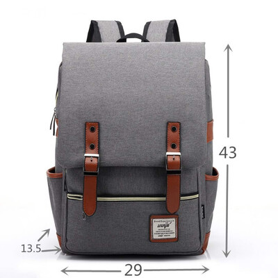 

New personality retro men&women outdoor canvas big travel backpack fashion backpack