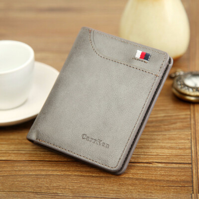 

Mens wallet old man leather leisure business short multi-functional thin wallet wallet