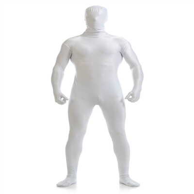 

Gesikai Mens Full Bodysuits Brown Spandex Lycra Zentai Suit Custom Second Skin Tight Suits Nylon Bodysuit Halloween Costume