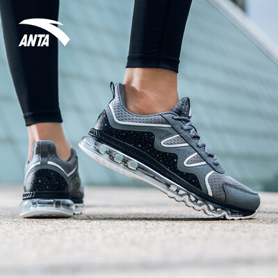 

Anta ANTA 91835506 mens shoes sports shoes full palm cushion cushioning breathable running shoes casual running shoes cold gray black Anta white 9 male 425