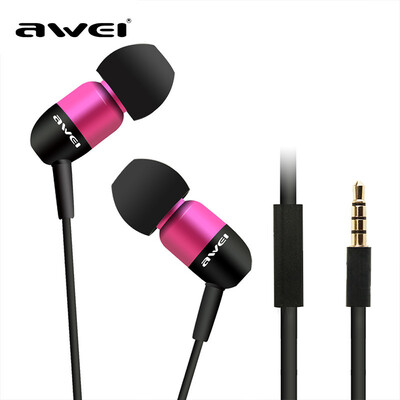 

ES-Q8i 3.5mm Stereo Noise-isolating Hi-fi In-ear Earphones Heavy Bass Music Headset Headphones with mic for iPhone Samsung