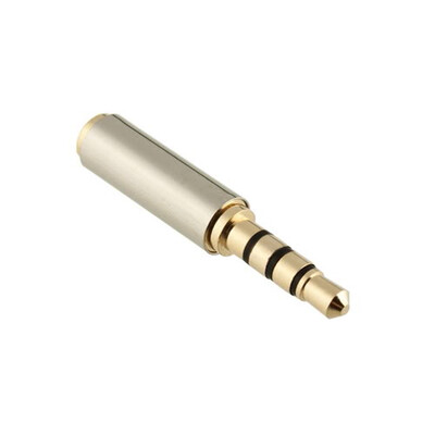 

Gold 2.5mm Female to 3.5mm Male Audio Stereo Headphone Jack Adapter Converter