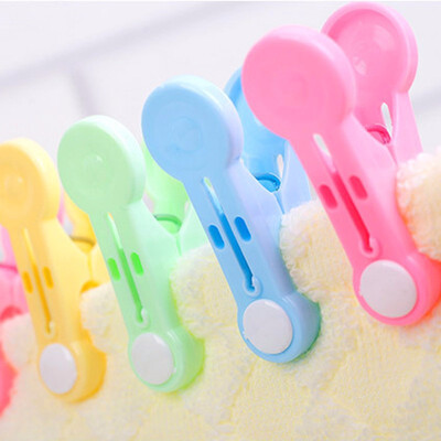 

Cntomlv New12PcsLot Laundry Clothes Pins Color Hanging Pegs Clips Heavy Duty Clothes Pegs Plastic Hangers Racks Clothespins