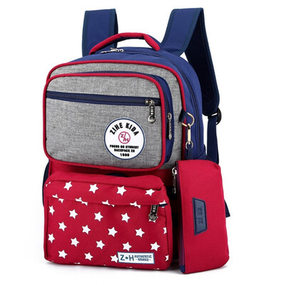 

3 piece set School Backpacks patterns Large Capacity Student Backpack School Bags for Teenager Boys Girls College Multi Functi