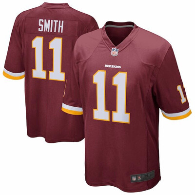 

Mens Washington Redskins Derrius Guice Nike Burgundy 2018 NFL Draft Pick Game Jersey