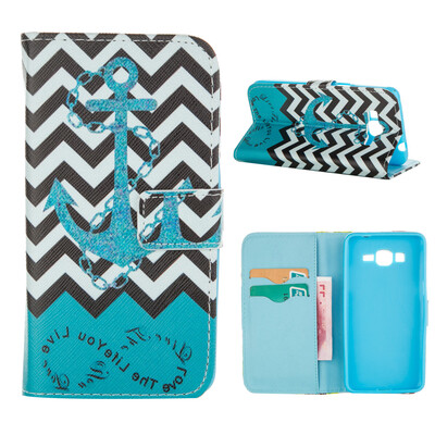 

MOONCASE ЧЕХОЛ ДЛЯ Samsung Galaxy Grand Prime G530 Flip Leather Foldable Stand Feature [Pattern series] /a20