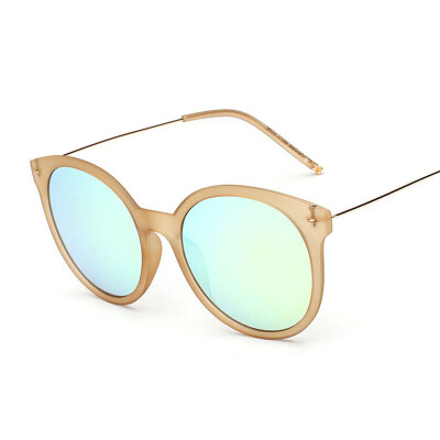 

FEIDU Fashion Oval Sunglasses Women Brand Designer Vintage Coating Mirror Lens Sun Glasses For Women UV Oculos De Sol Feminino