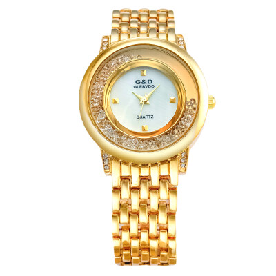 

Women Dress Quartz Watches Fashion Rhinestone Golden Silver Stainless Steel Band Watch Woman Diamond Bracelet Watch G&D201507