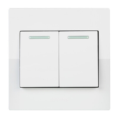 

Siemens SIEMENS 5TA80243NC01 double open double control Yue moving with fluorescent elegant white